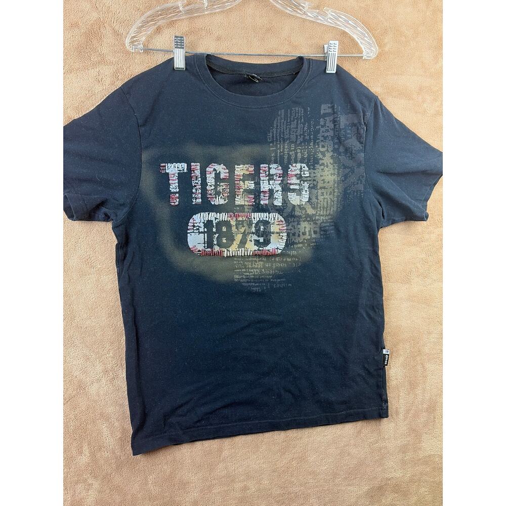 Mondo Shirt Men XXL Gray Graphic Crewneck Tee TIgers 1879 Vintage Distressed XXL